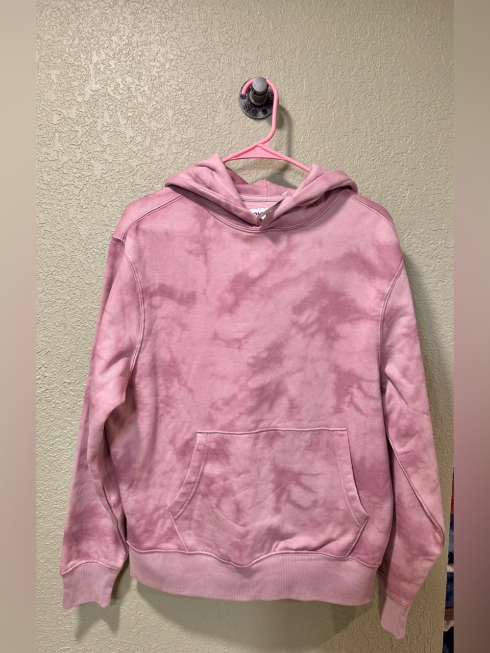 Old Navy Pink Tie Dye Hooded Sweatshirt S NWT